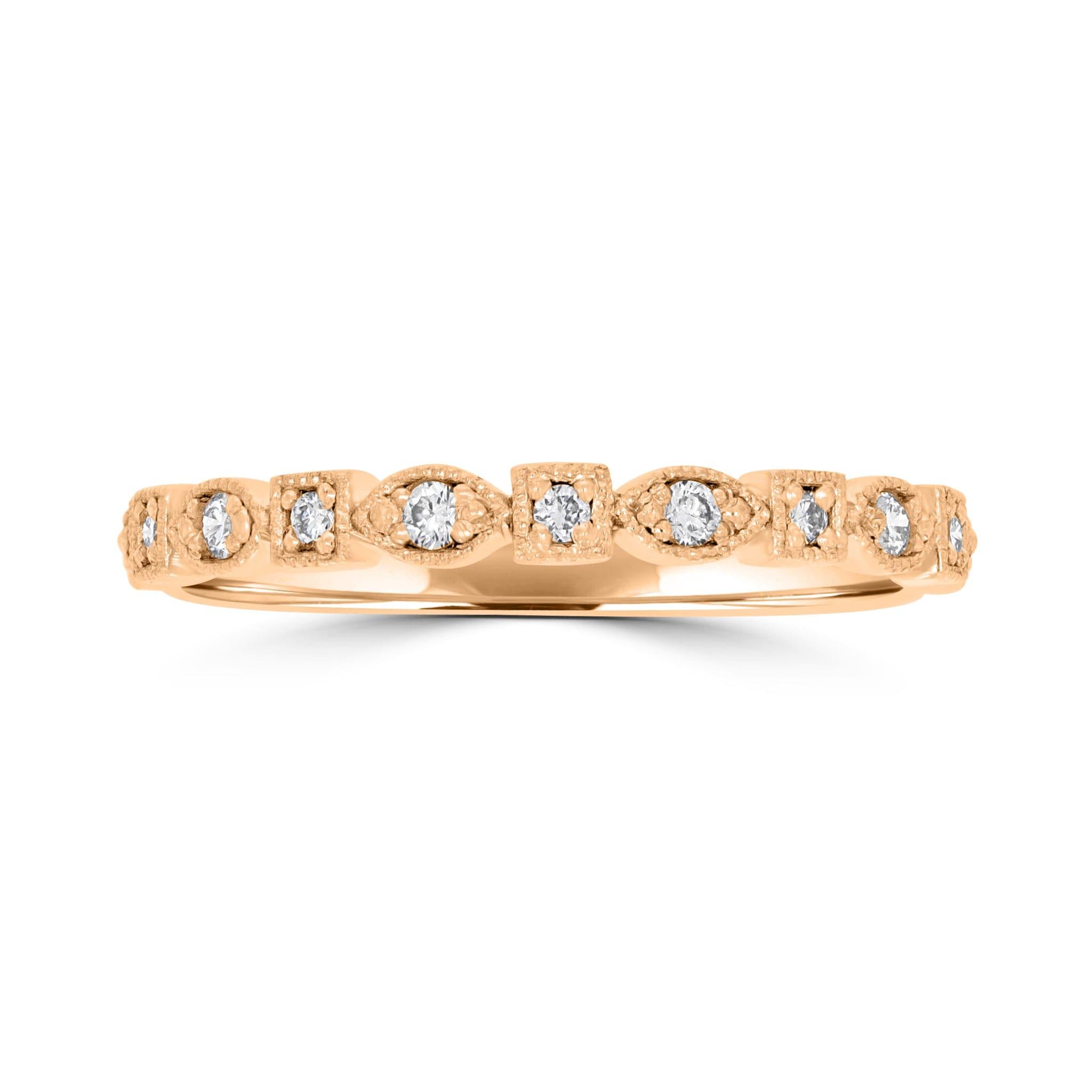 Fancy Rose Gold Diamond Ring - Rosendorff Diamond Jewellers